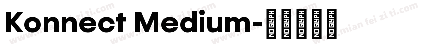 Konnect Medium字体转换